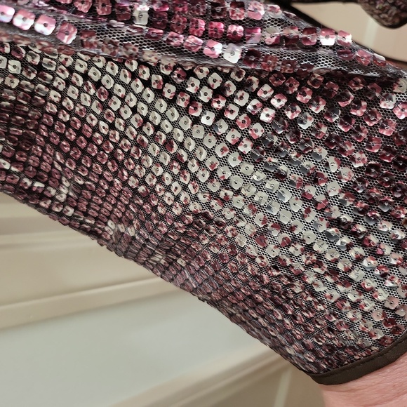 CHICO"S Sequin Snake Print Blazer - Picture 6 of 9
